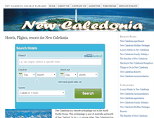 Tablet Screenshot of newcaledonia.com.au